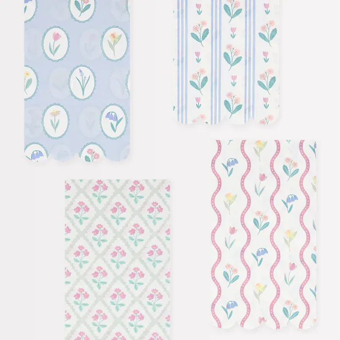 Meri Meri Bloomsbury Floral Pattern Guest Towels