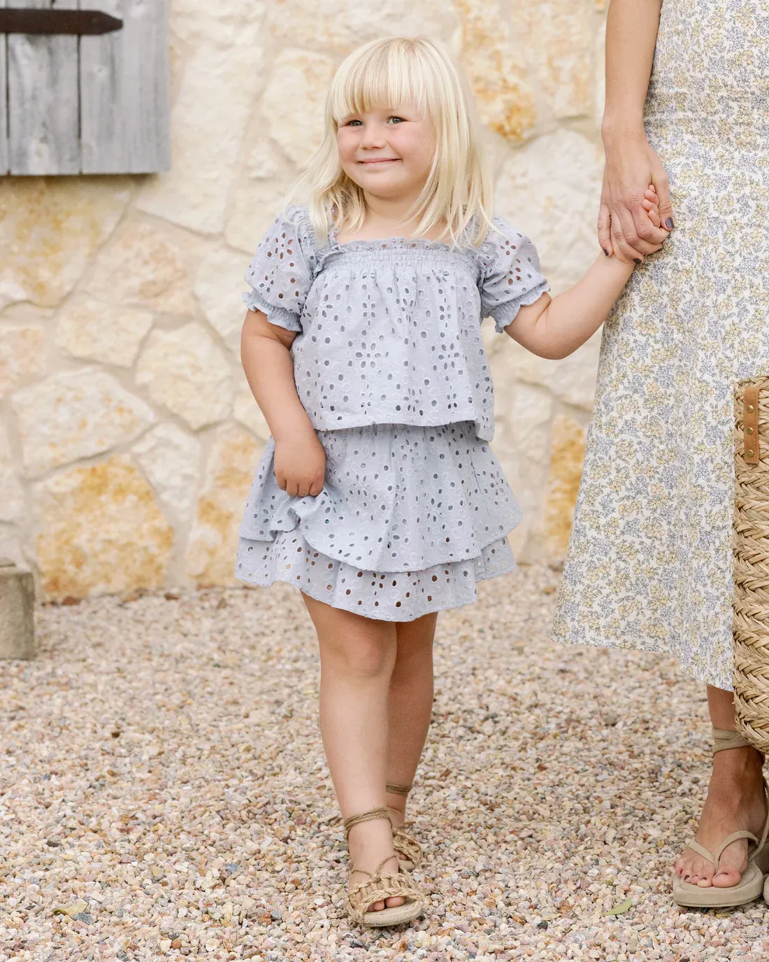 RYLEE &amp; CRU MILAN BLOUSE LIGHT BLUE