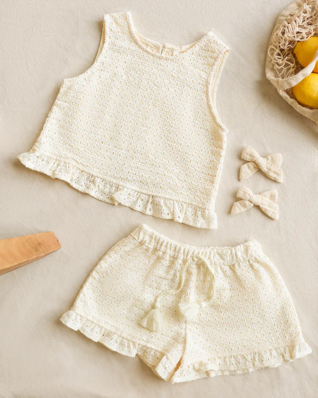 RYLEE &amp; CRU LEONIE SET IVORY