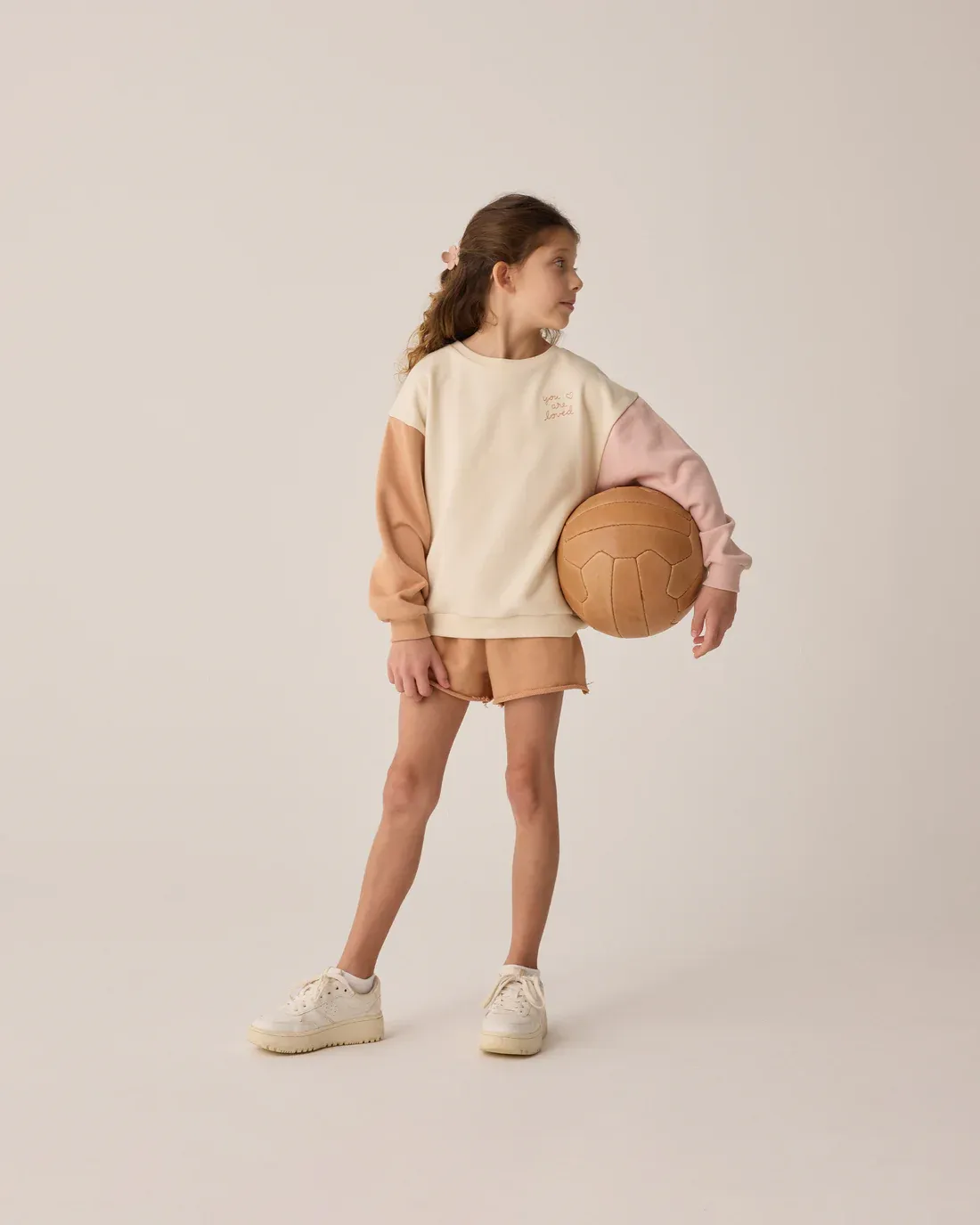 RYLEE &amp; CRU LEGEND SWEATSHIRT COLOR BLOCK