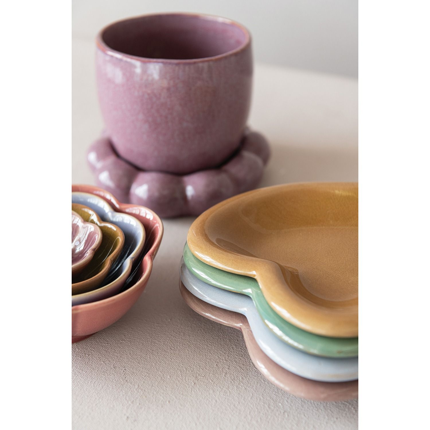 Hazel Mazel Stoneware Heart Shape Plate