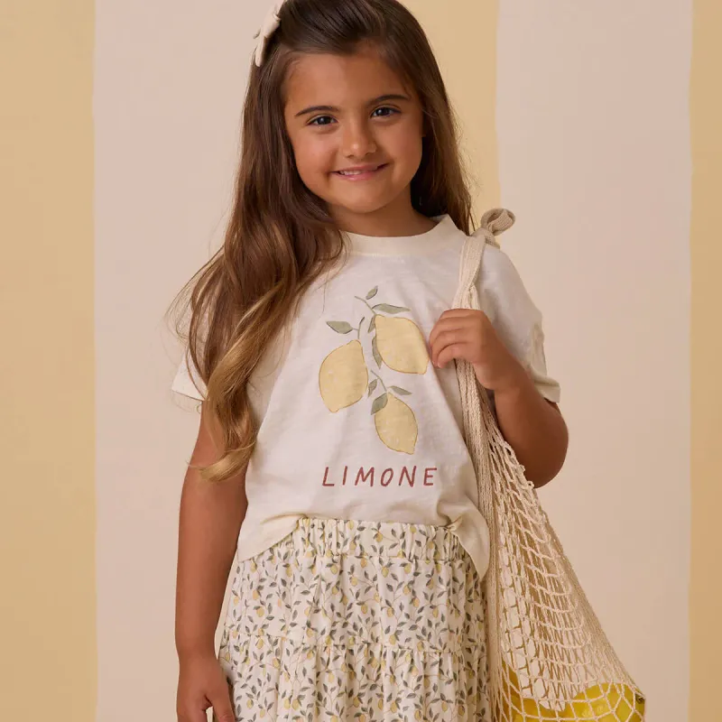 RYLEE &amp; CRU BOXY TEE LIMONE