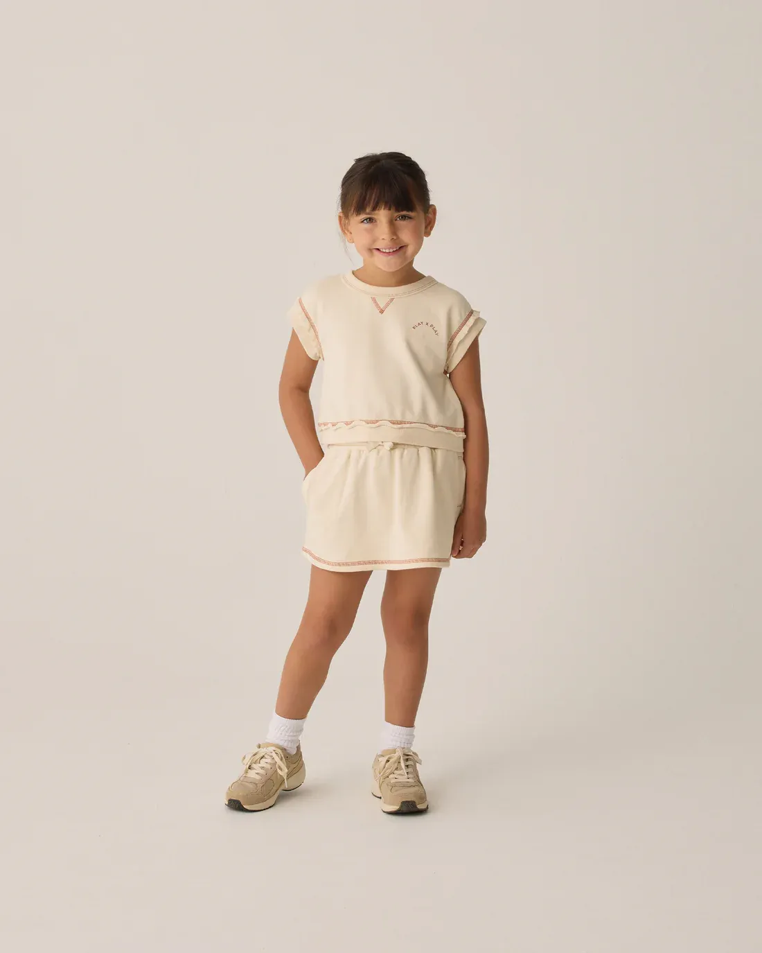 RYLEE &amp; CRU VICTORY PULLOVER NATURAL