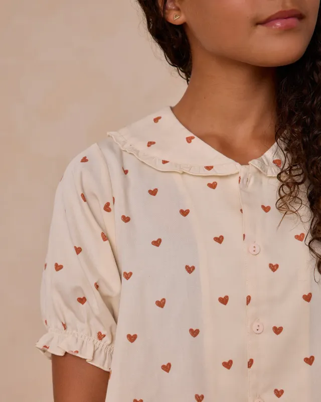 RYLEE &amp; CRU DELILAH PAJAMA SET HEARTS