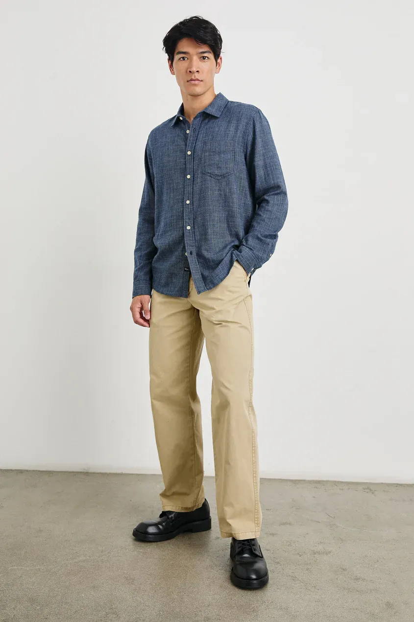 RAILS WYATT NAVY ETCH