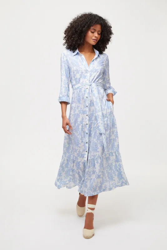 HEIDI KLEIN PLAYA PARAISO - MAXI SHIRT DRESS