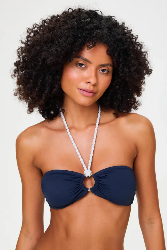 HEIDI KLEIN HERON BAY - RING BANDEAU TOP