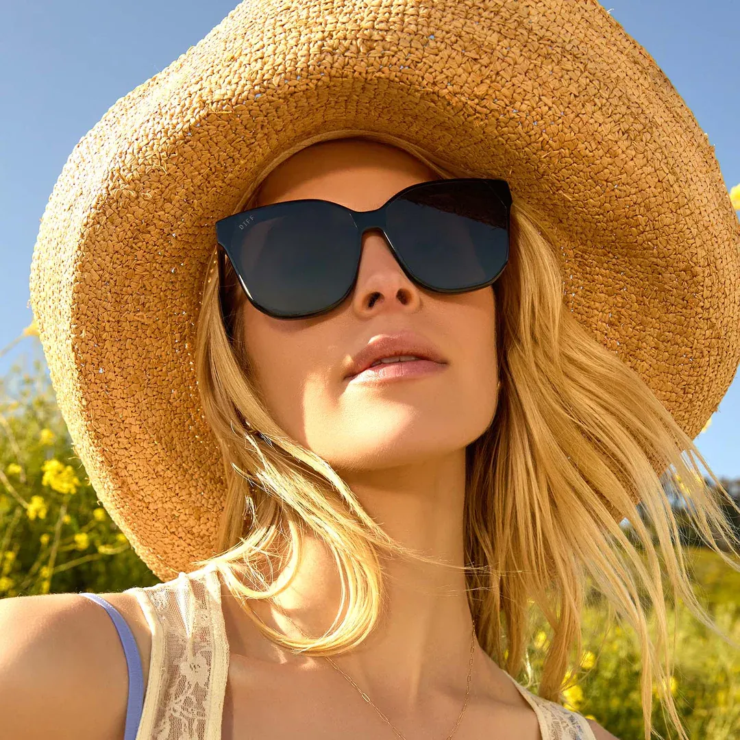 Diff gia - black + grey sunglasses