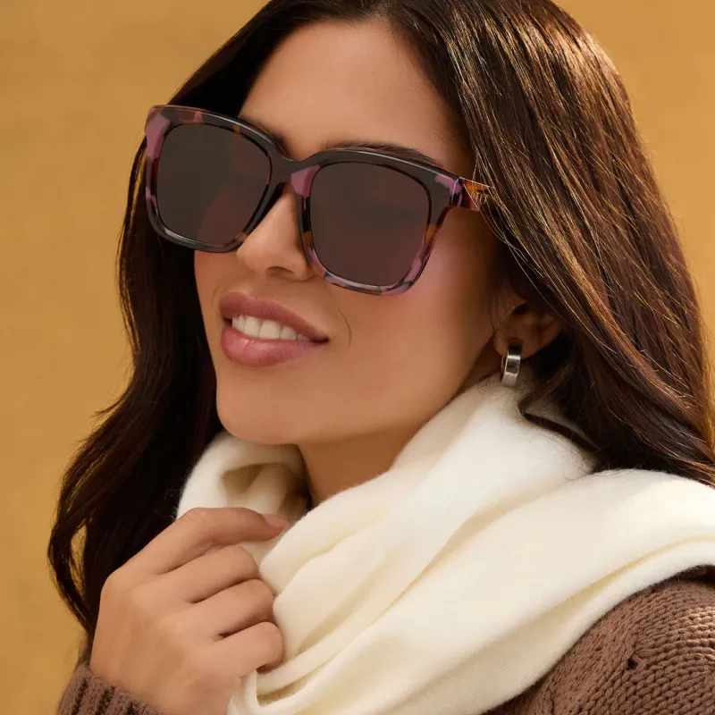 Diff meredith torino tortoise + brown sunglasses