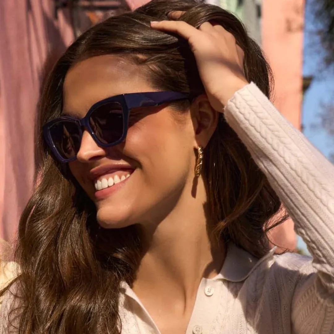 Diff evie royal + midnight sunglasses