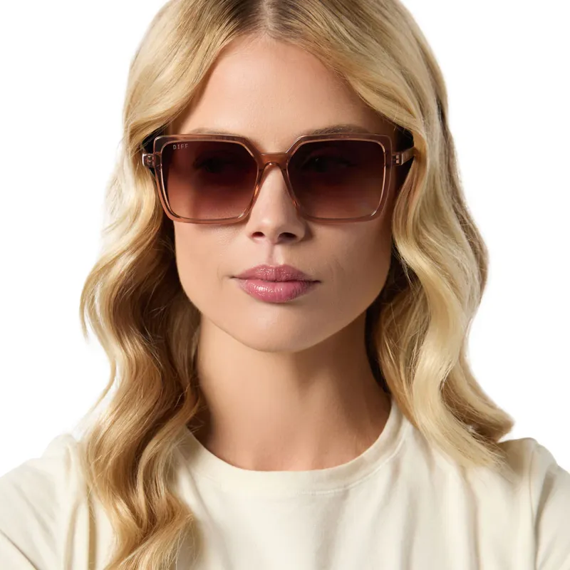 Diff esme cafe ole + brown gradient polarized sunglasses