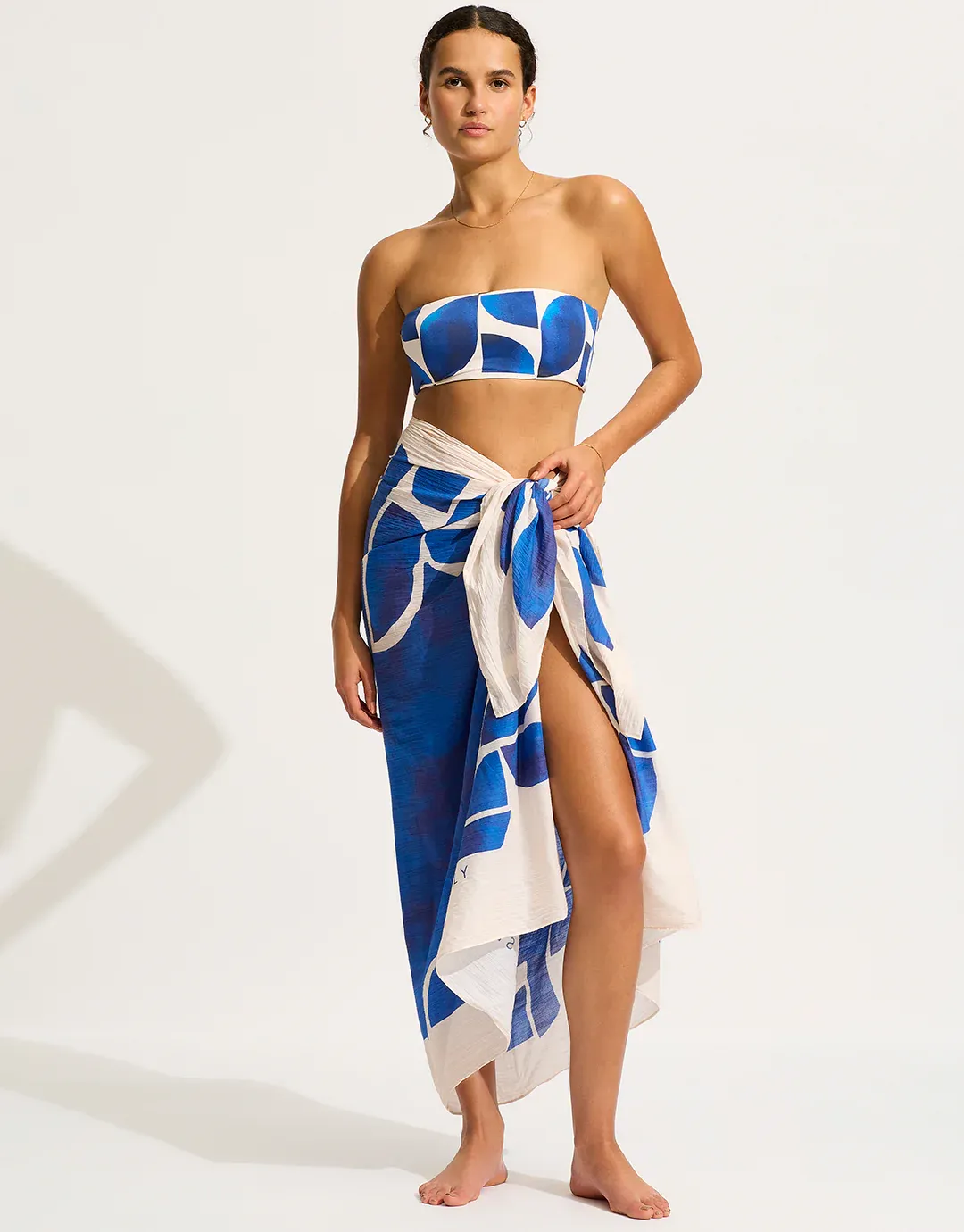 Seafolly Sunray Sarong Ultramarine
