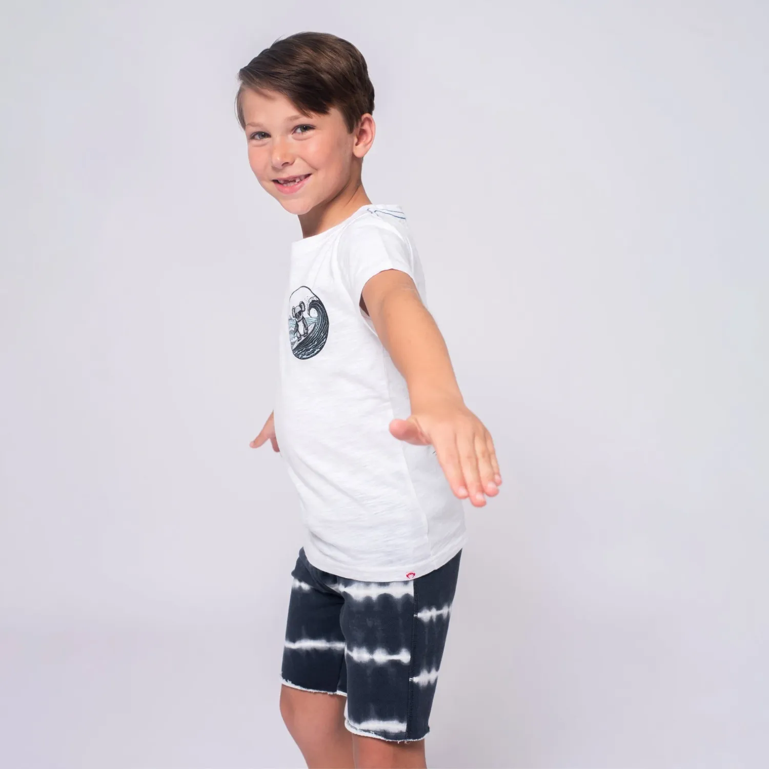Appaman graphic short sleeve tee white