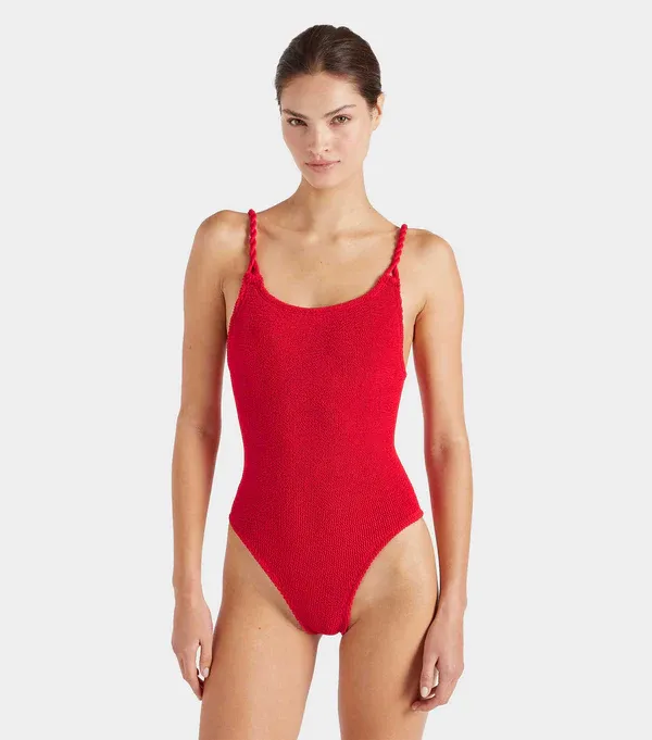 HUNZA G CAMILLE SWIM RED