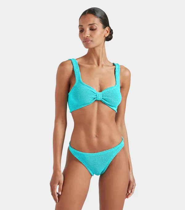 HUNZA G BONNIE BIKINI AQUA