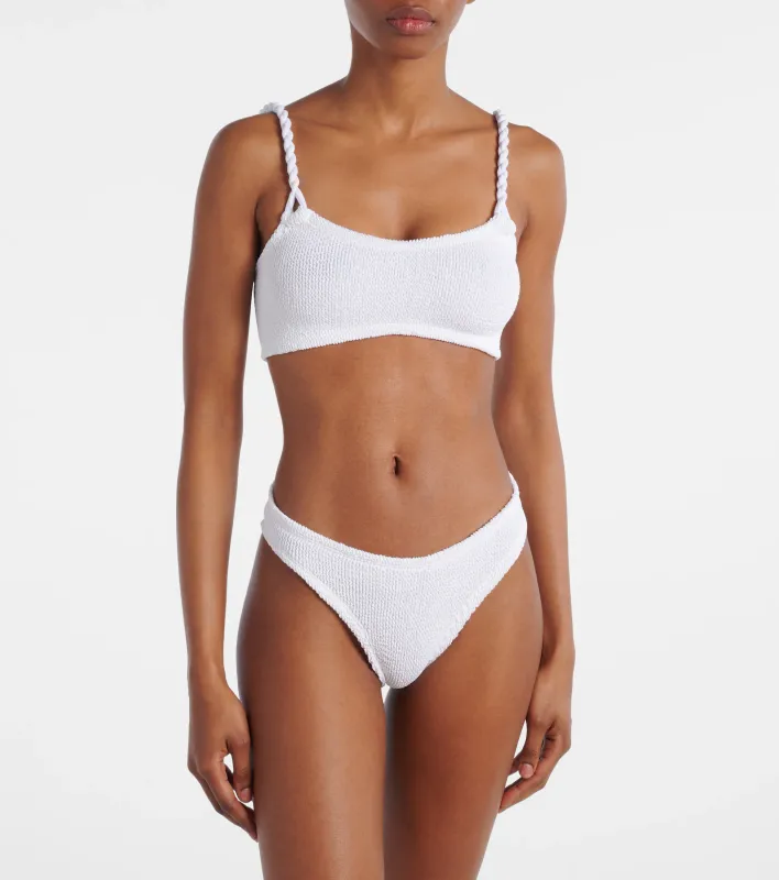 HUNZA G PHOEBE BIKINI WHITE