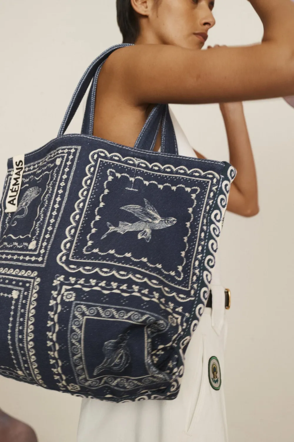 ALEMAIS OCEANE SHOPPER TOTE