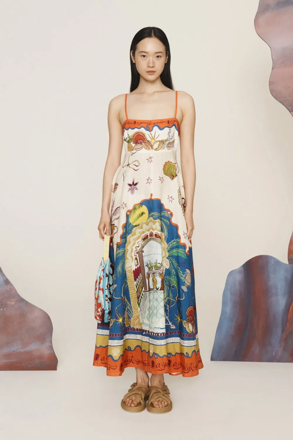 ALEMAIS SURREALIST SUMMER SUNDRESS