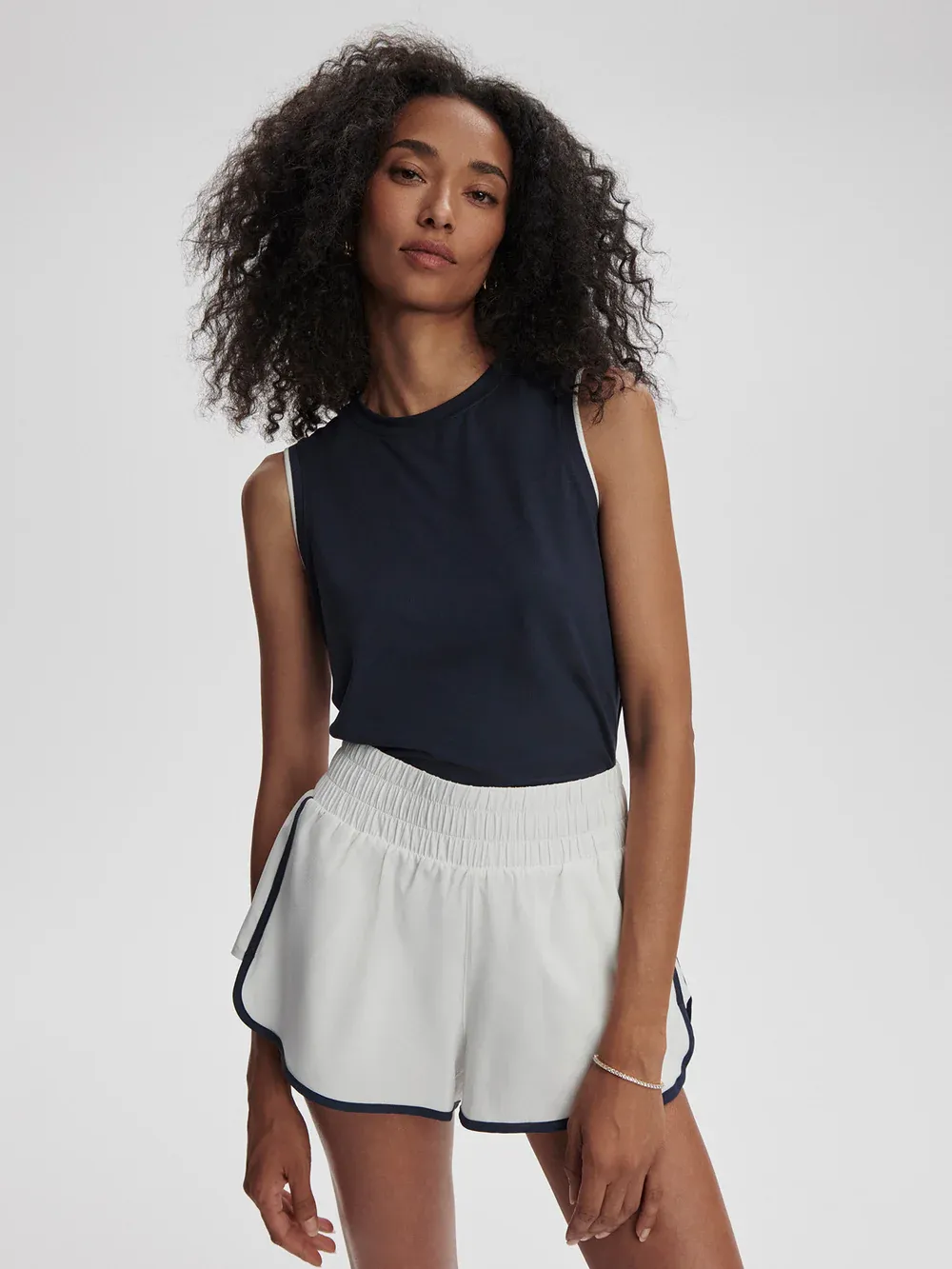 Varley arlington running short 2 white