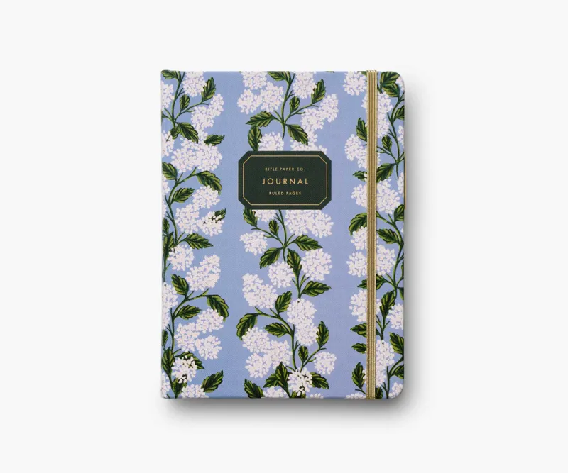 Riffle Paper Hydrangea Journal with Pen