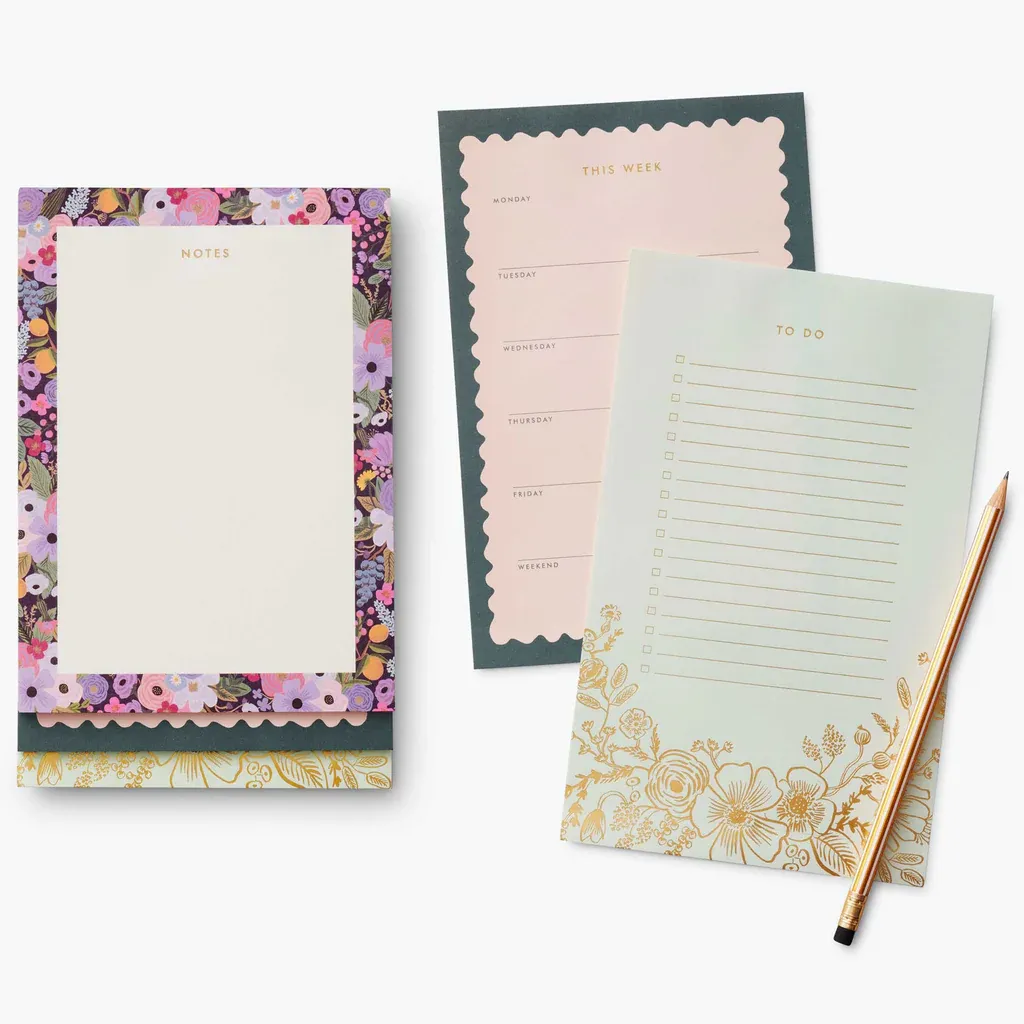 Riffle Paper Garden Party Tiered Notepad