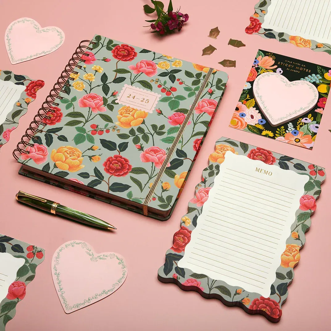 Riffle Paper Heart Sticky Notes