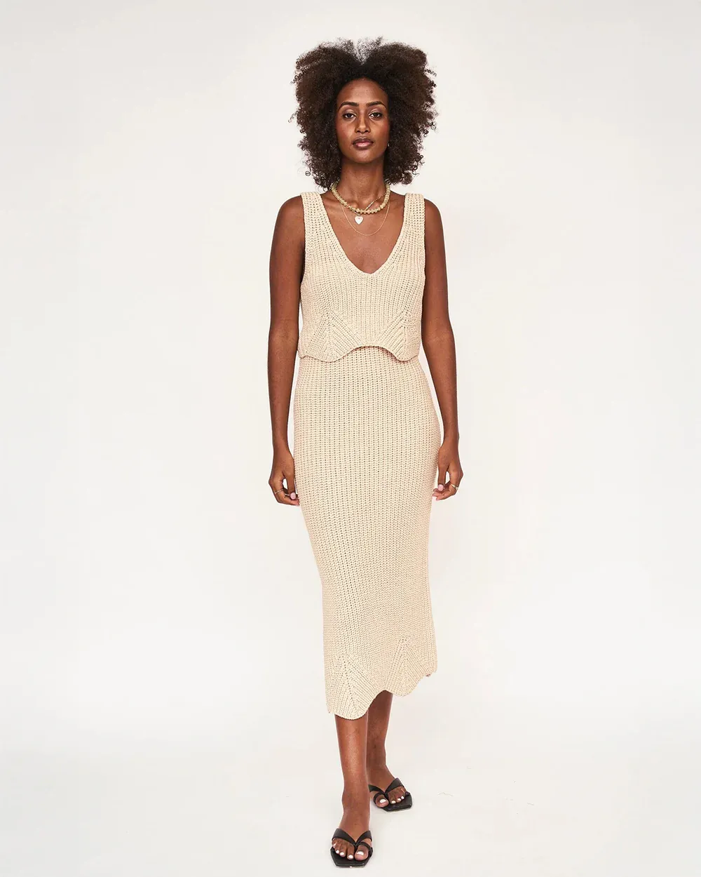 Mirth Arles Knit Tank Bone