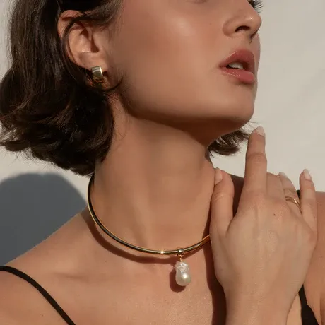 Thatch Talia Pearl Choker Necklace