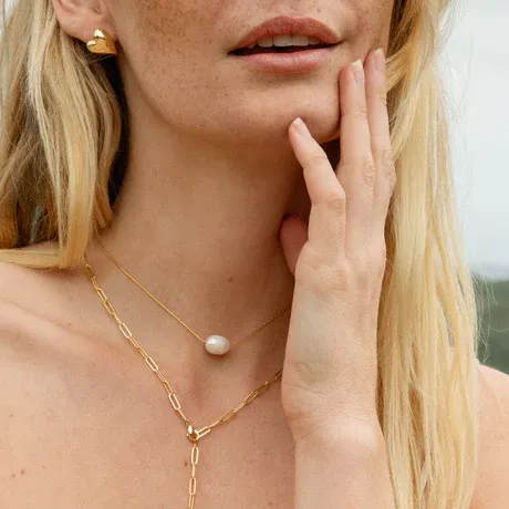 Thatch Isla Pearl Necklace
