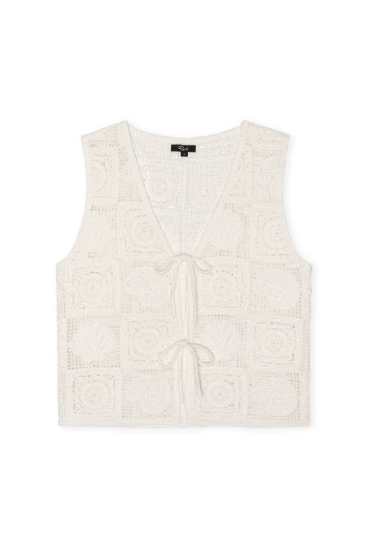 RAILS PAZ WHITE SEA SHELL CROCHET
