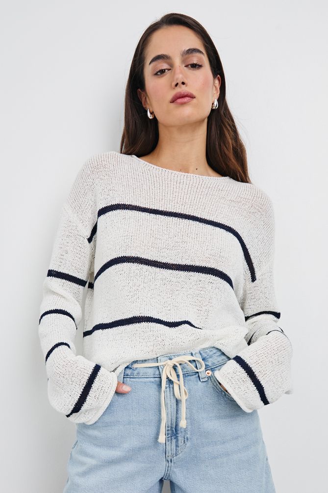 RAILS EVANGELINE NAVY WHITE STRIPE