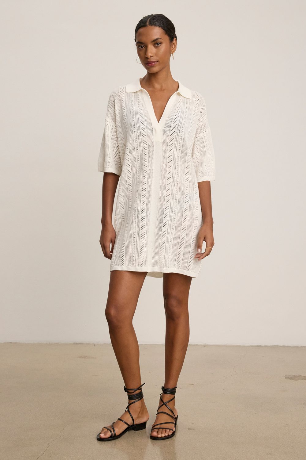 VELVET MILA WHITE DRESS