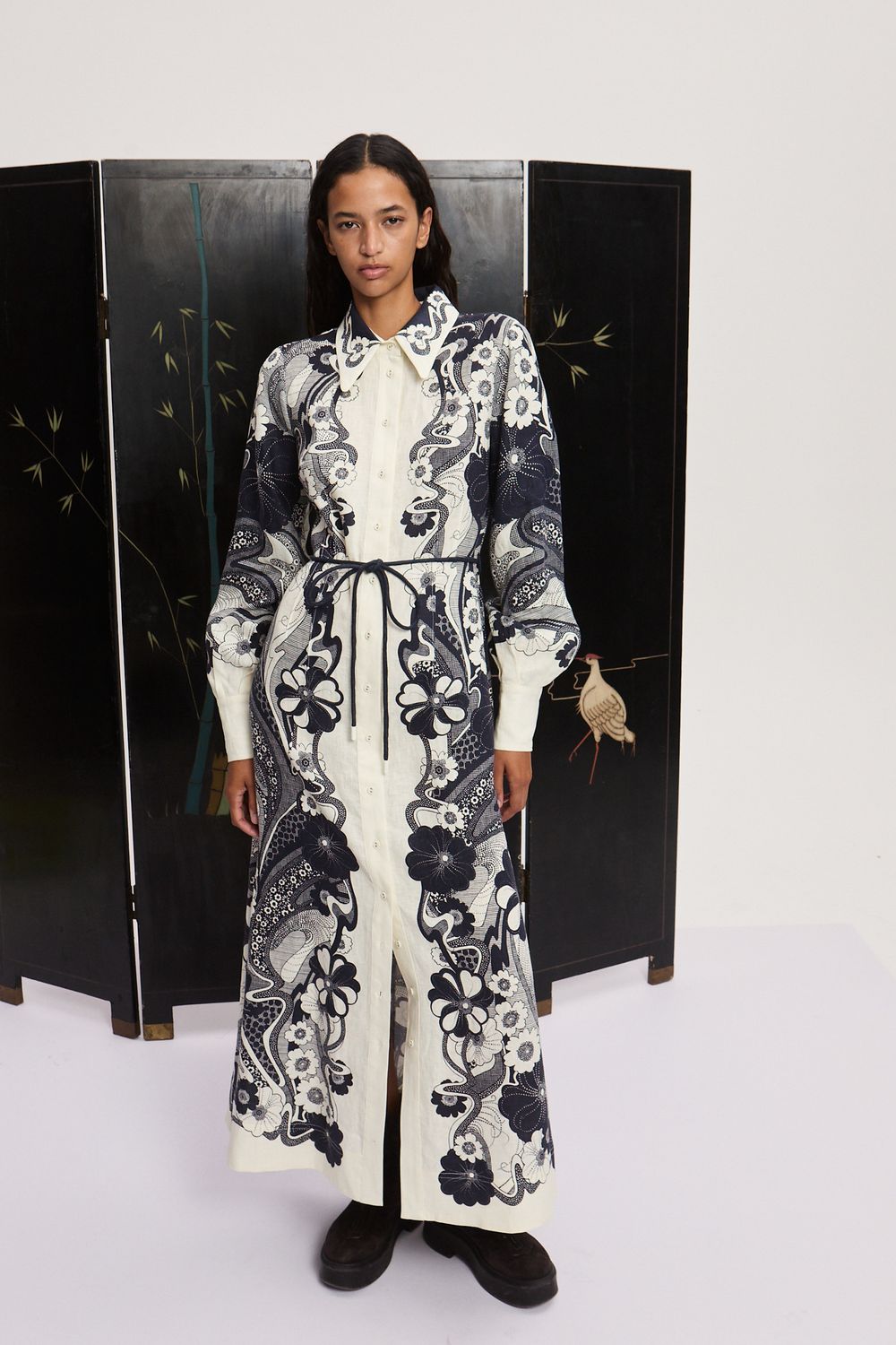 ALEMAIS MICKEY SHIRTDRESS