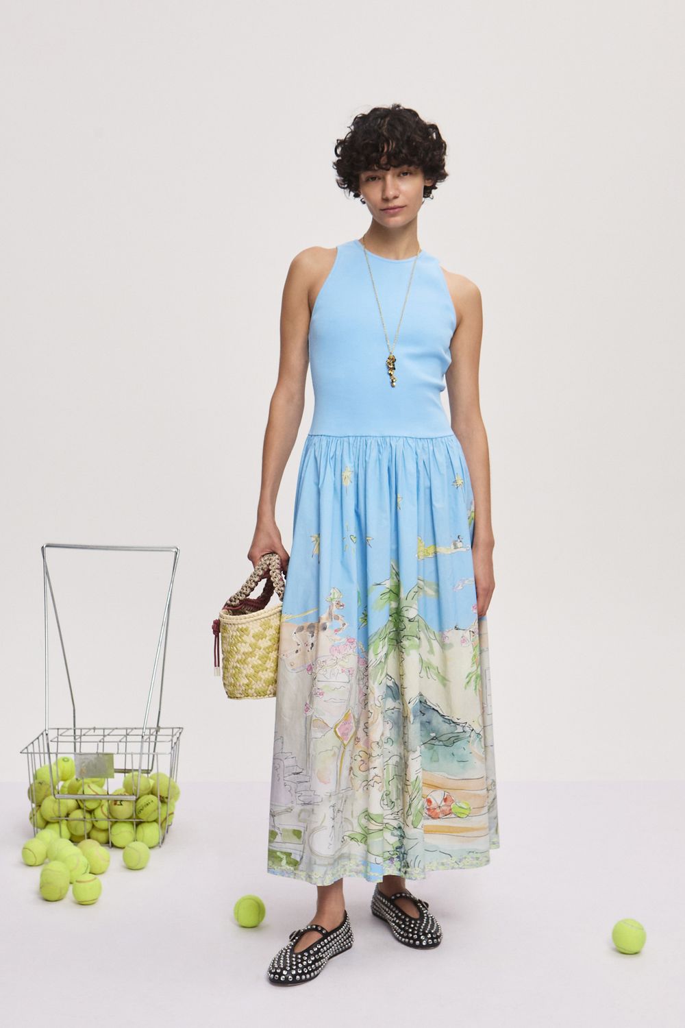 ALEMAIS ANOUK TANK MIDI DRESS