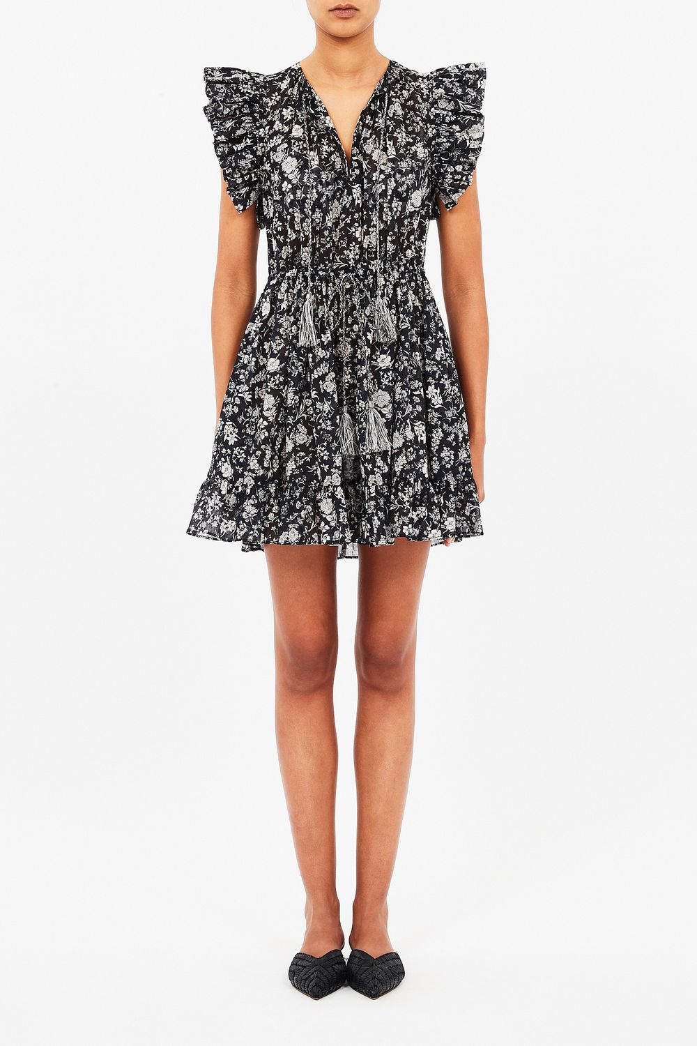 Ulla Johnson Kalina Mini Dress Coverup MIDNIGHT BLOOM