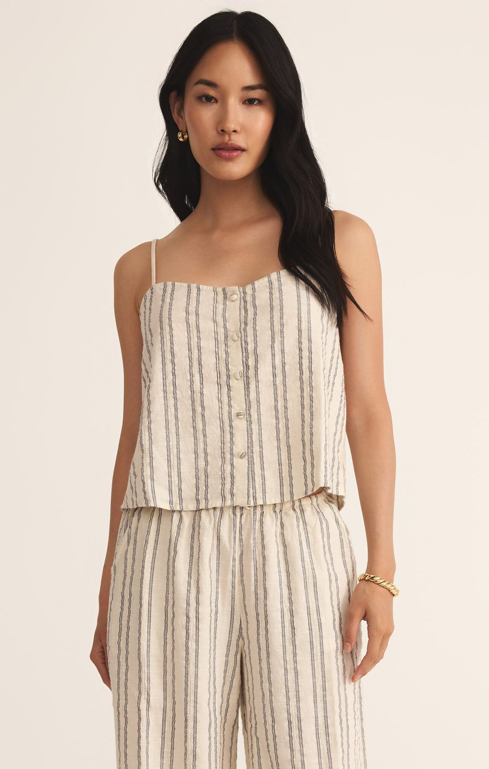 Z Supply Savoy Stripe Tank Sea Salt