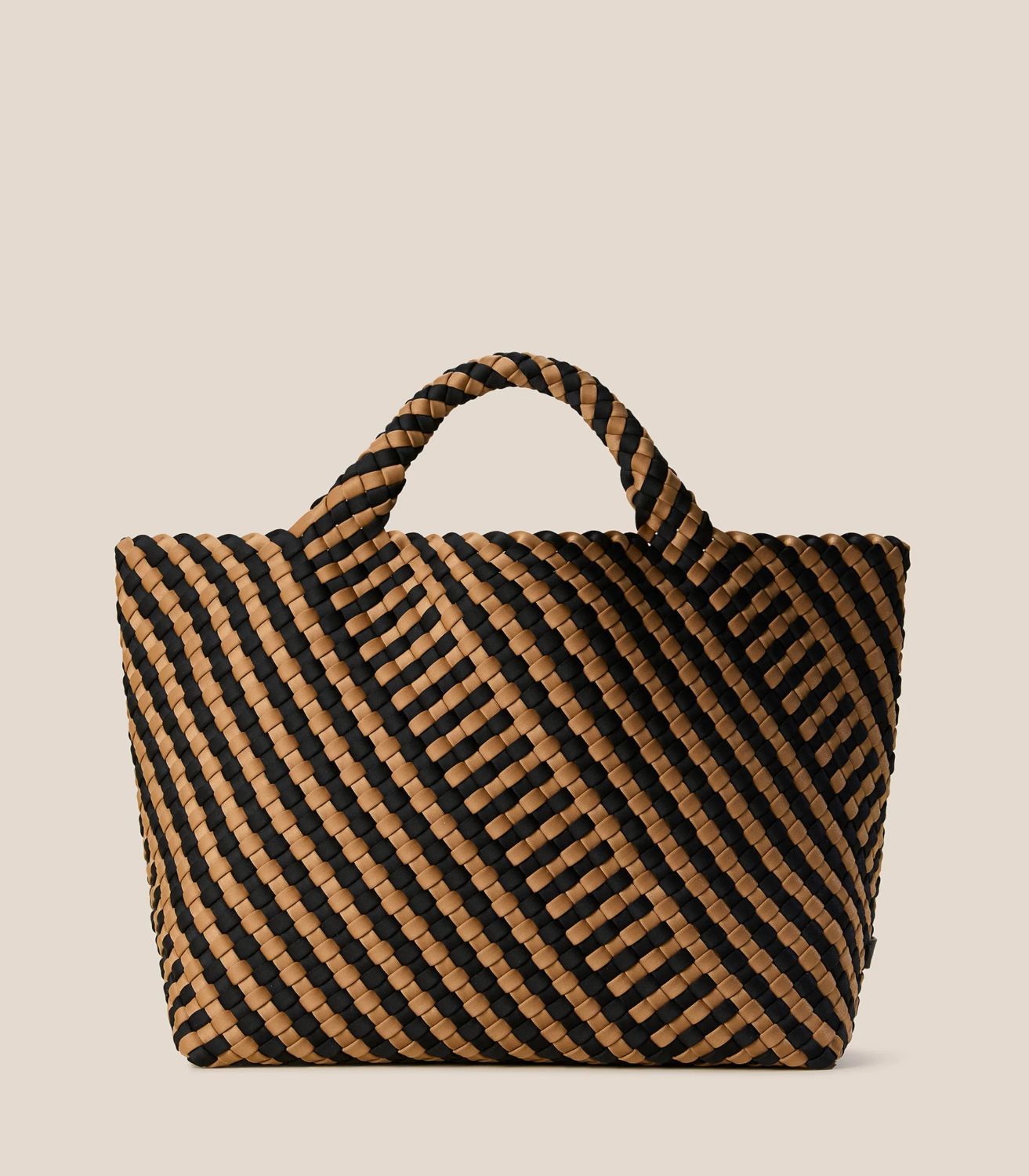 NAGHEDI ST BARTHS MEDIUM TOTE GRAPHIC STRIPE, Color: RAVENNA