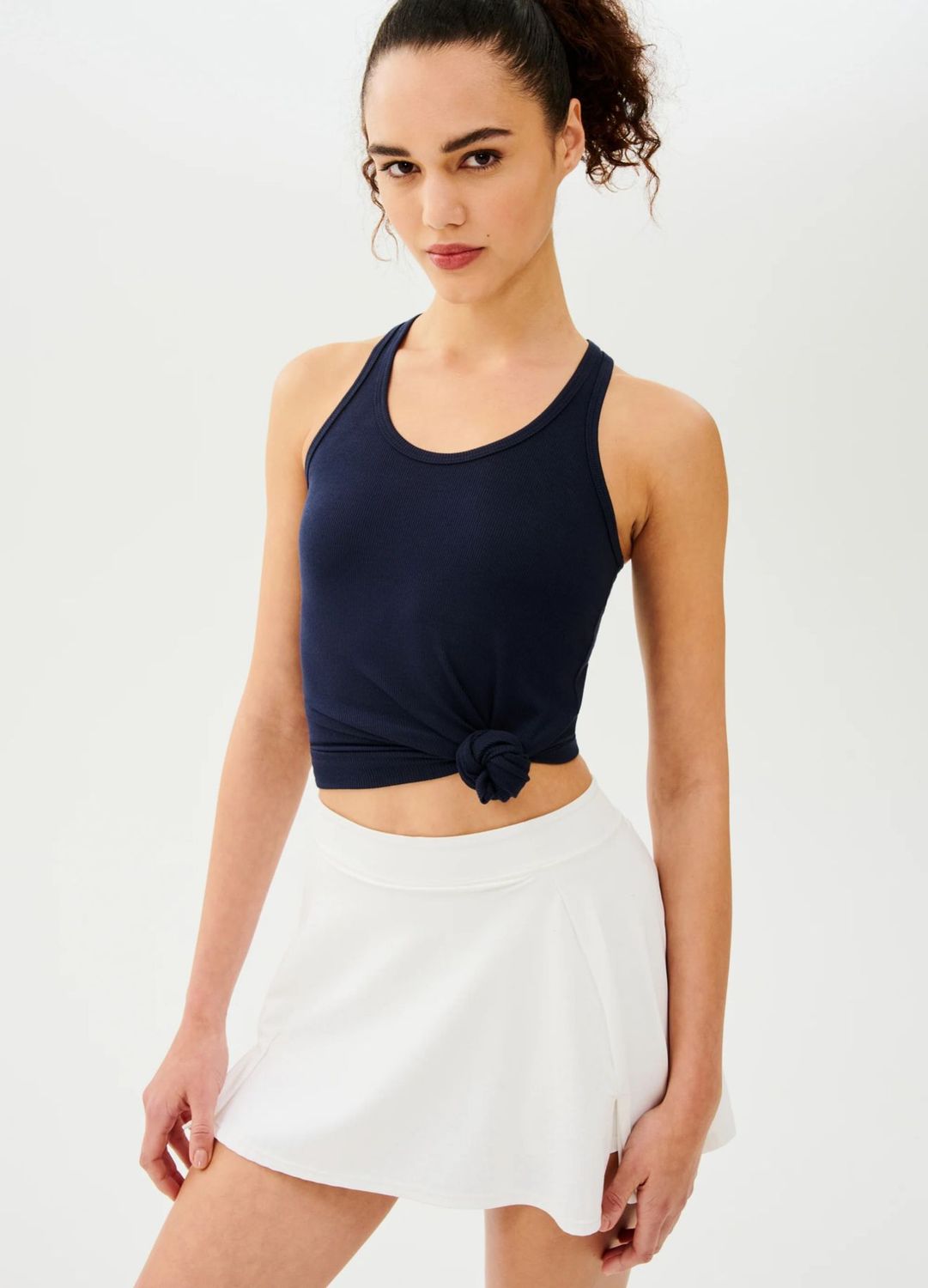 Splits 59 VENUS HIGH WAIST RIGOR SKORT WHITE
