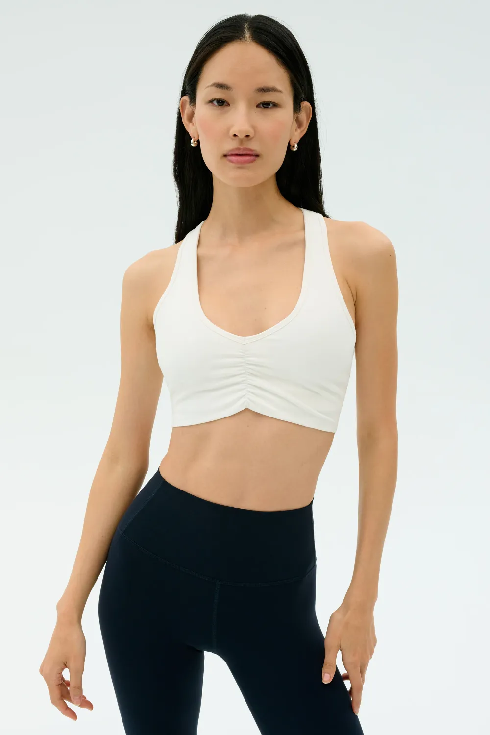 Splits 59 AIRWEIGHT BRA WITH RUCHING WHITE
