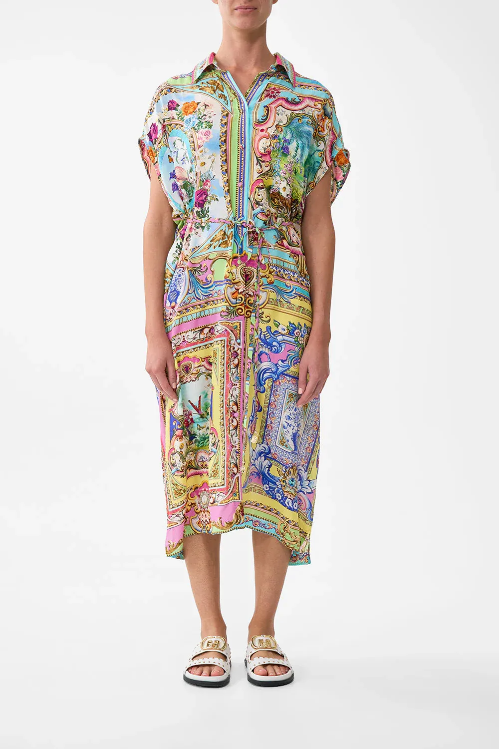 CAMILLA SLEEVELESS SHIRTDRESS SPIRIT OF SANTA MARIA
