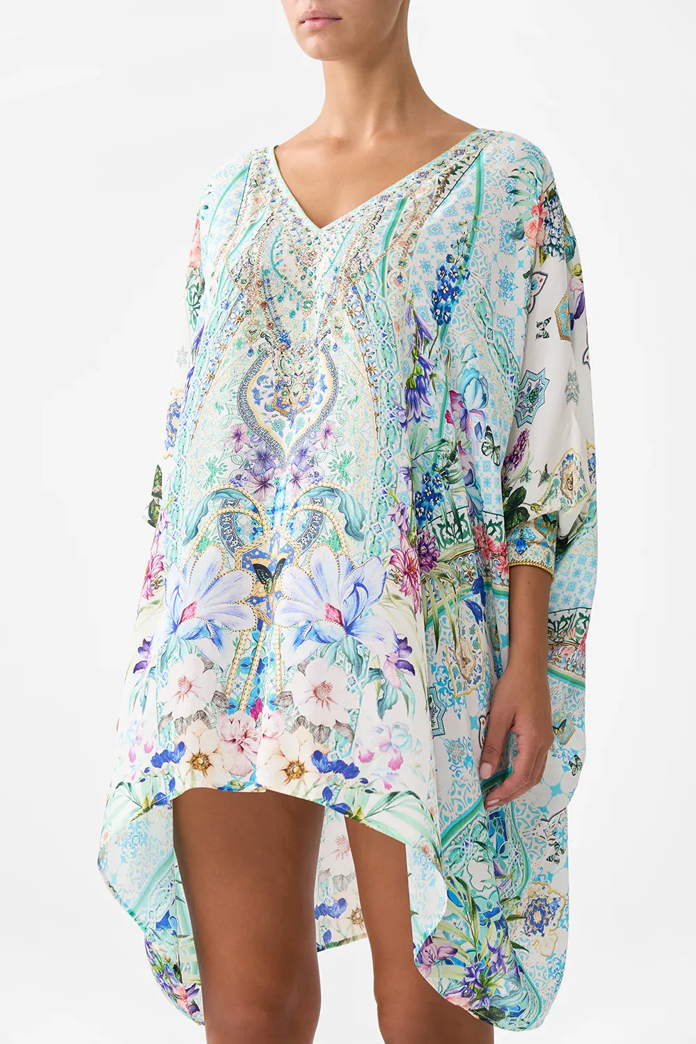CAMILLA SHORT KAFTAN WITH CUFF SUNRISE IN SINTRA