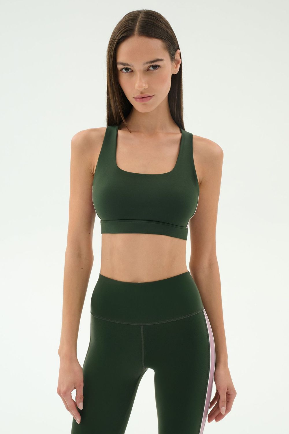 SPLITS 59 LEXI RIGOR BRA  MILITARY/BLUSH