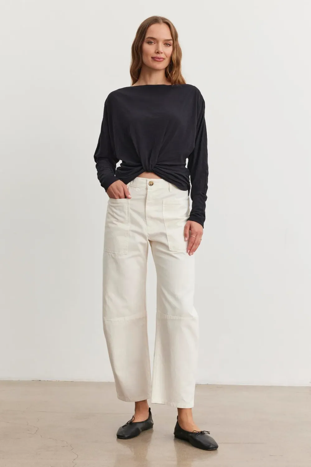 VELVET BRYLIE WHITE PANT