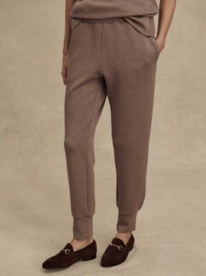 Varley the slim cuff pant 25deep taupe marl fleck