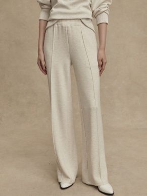 Varley the wide leg pant 30 ivory marl