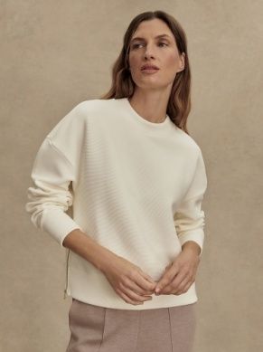 Varley addelyn sweat ivory