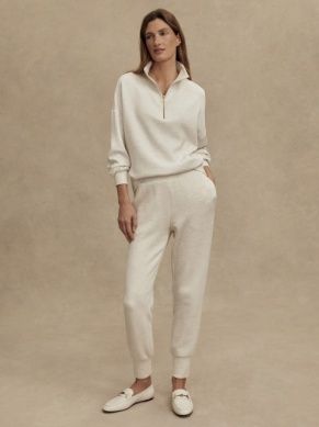 Varley the slim cuff pant 27.5 ivory marl