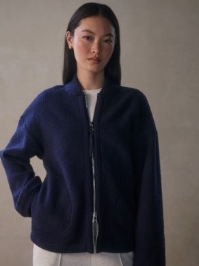 Varley willmont patch pocket fleece evening blue