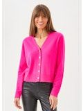 LILLY PULITZER TIPPERY CASHMERE CARDIGAN PARIGI PINK
