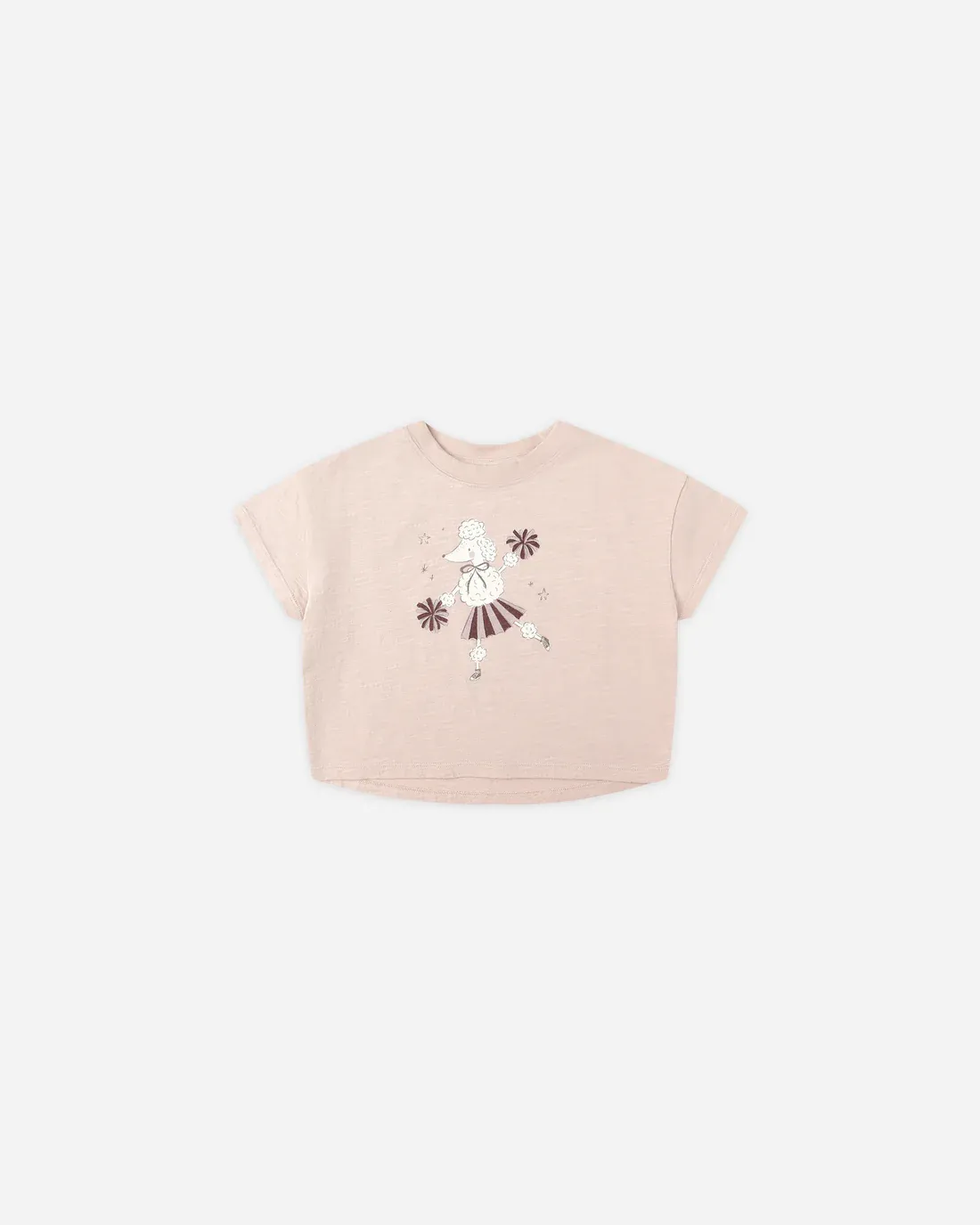 RYLEE &amp; CRU BOXY TEE || POODLE BLUSH